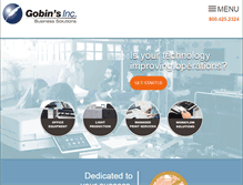 Tablet Screenshot of gobins.com